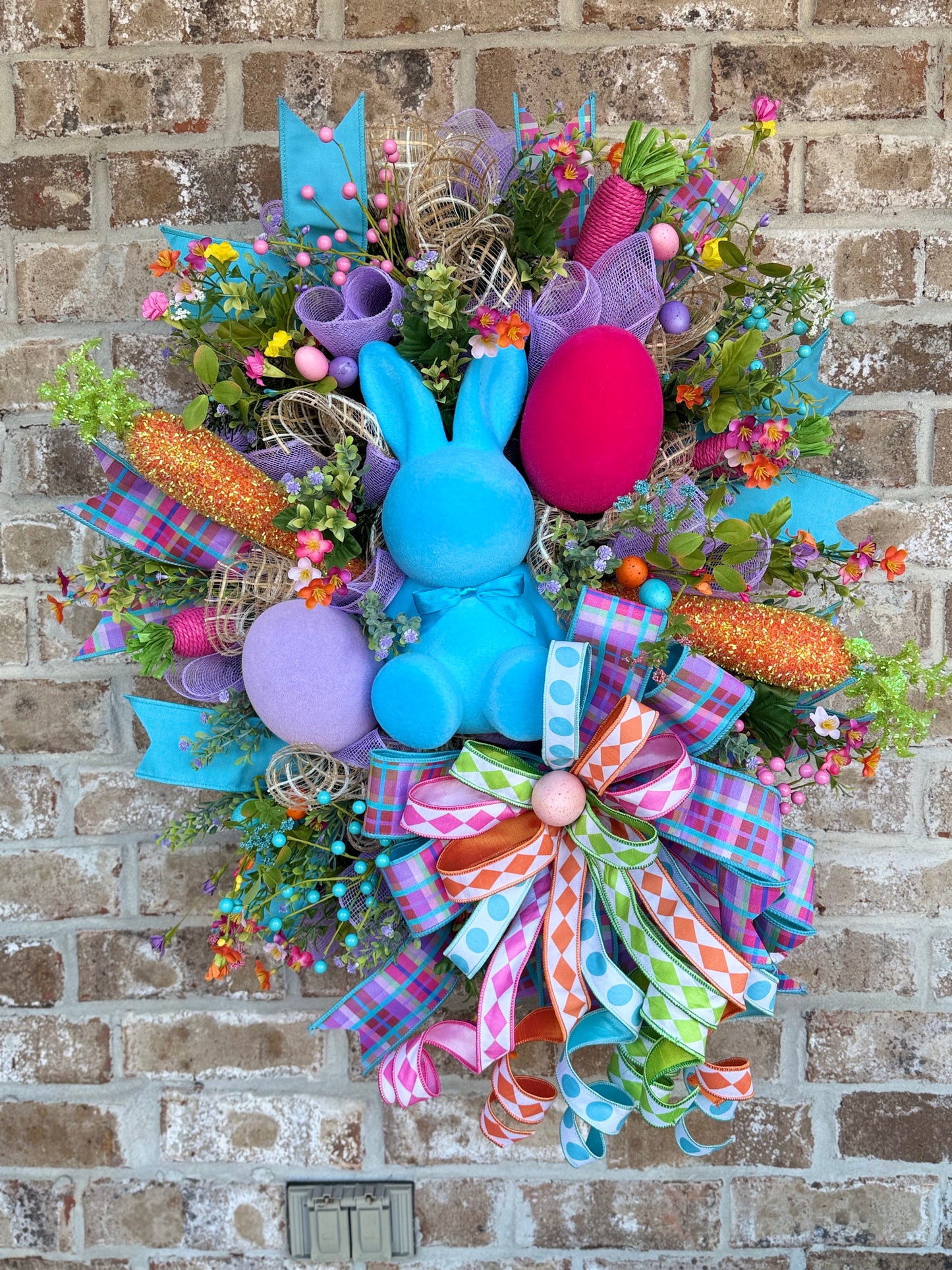 Whimsical Bunny Easter Wreath
