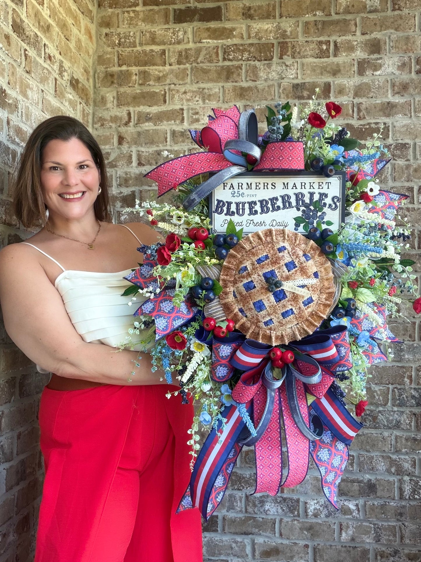 Blueberry Farmers Market Wreath