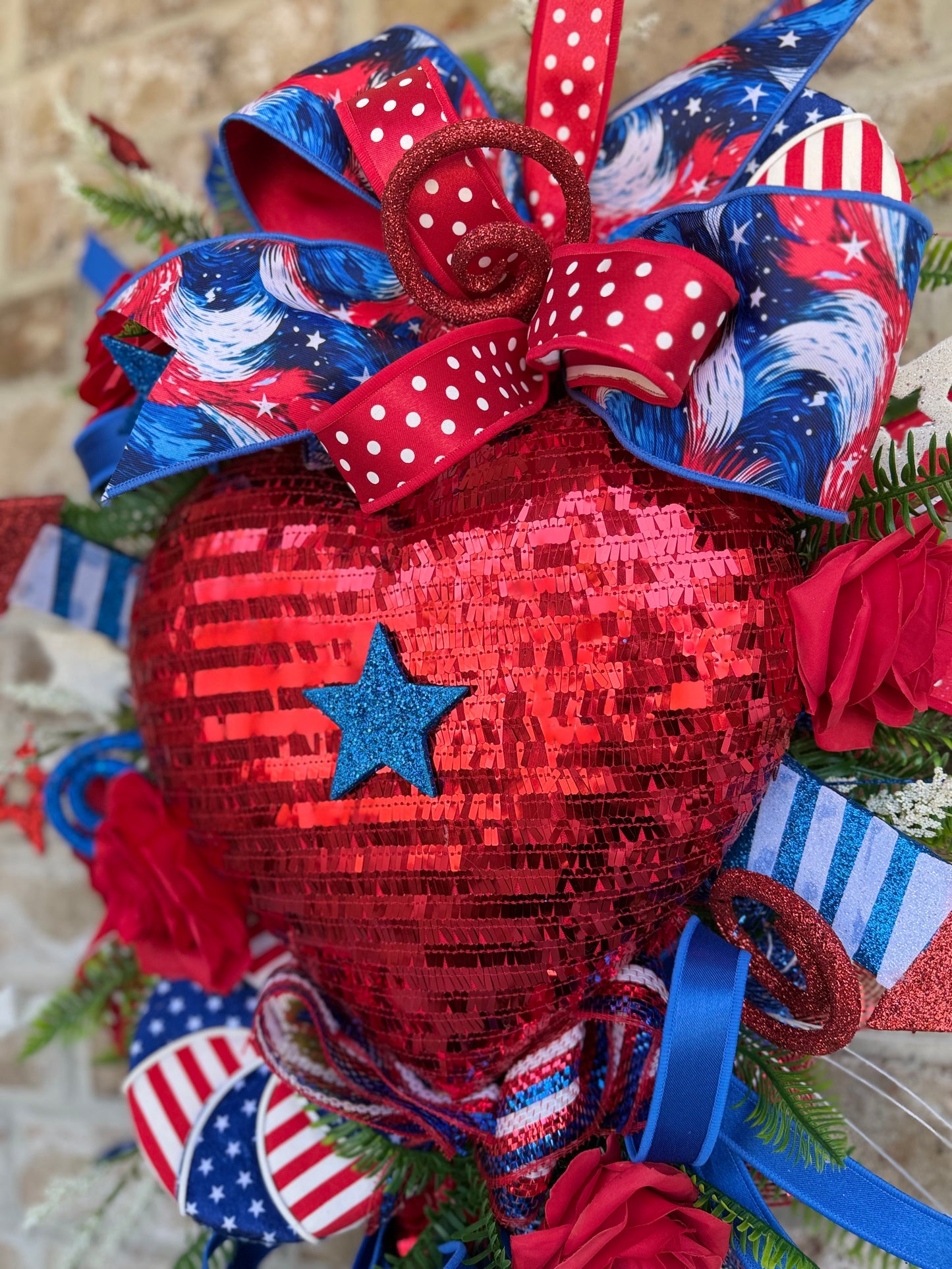 Patriotic Heart Swag
