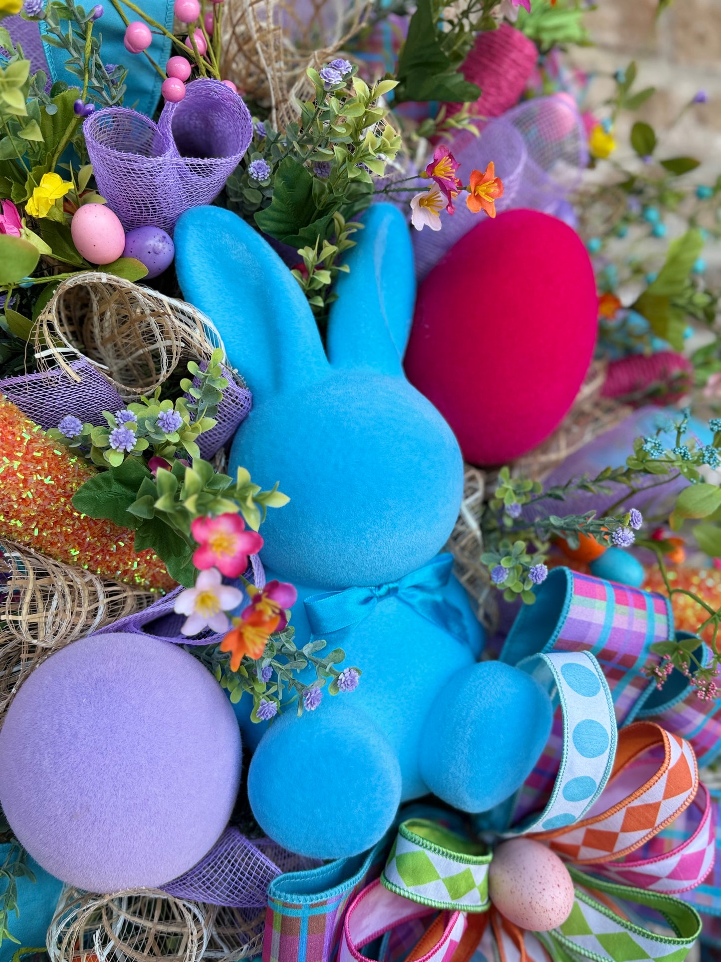 Whimsical Bunny Easter Wreath