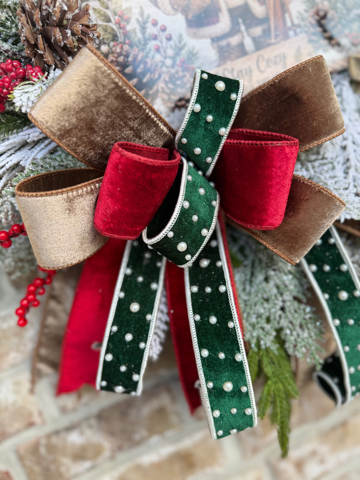 Woodland Christmas Wreath – Stay Cozy Collection