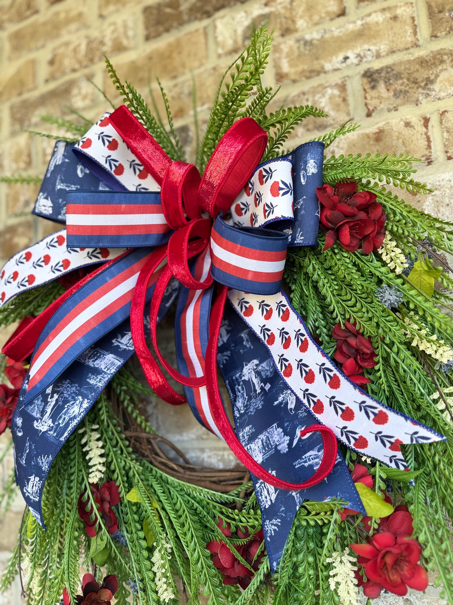 Americana Grapevine Wreath