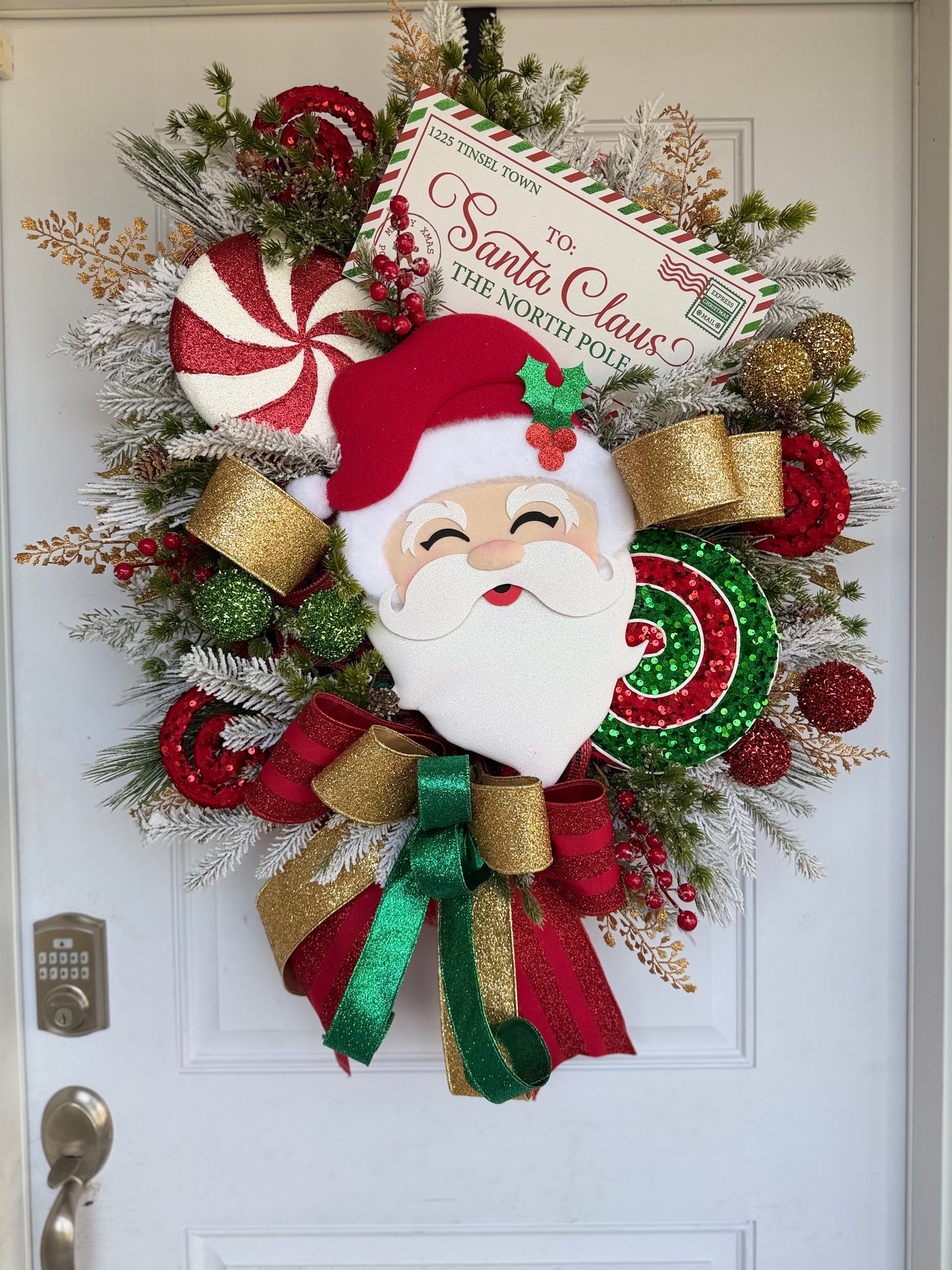 Letters to Santa Wreath