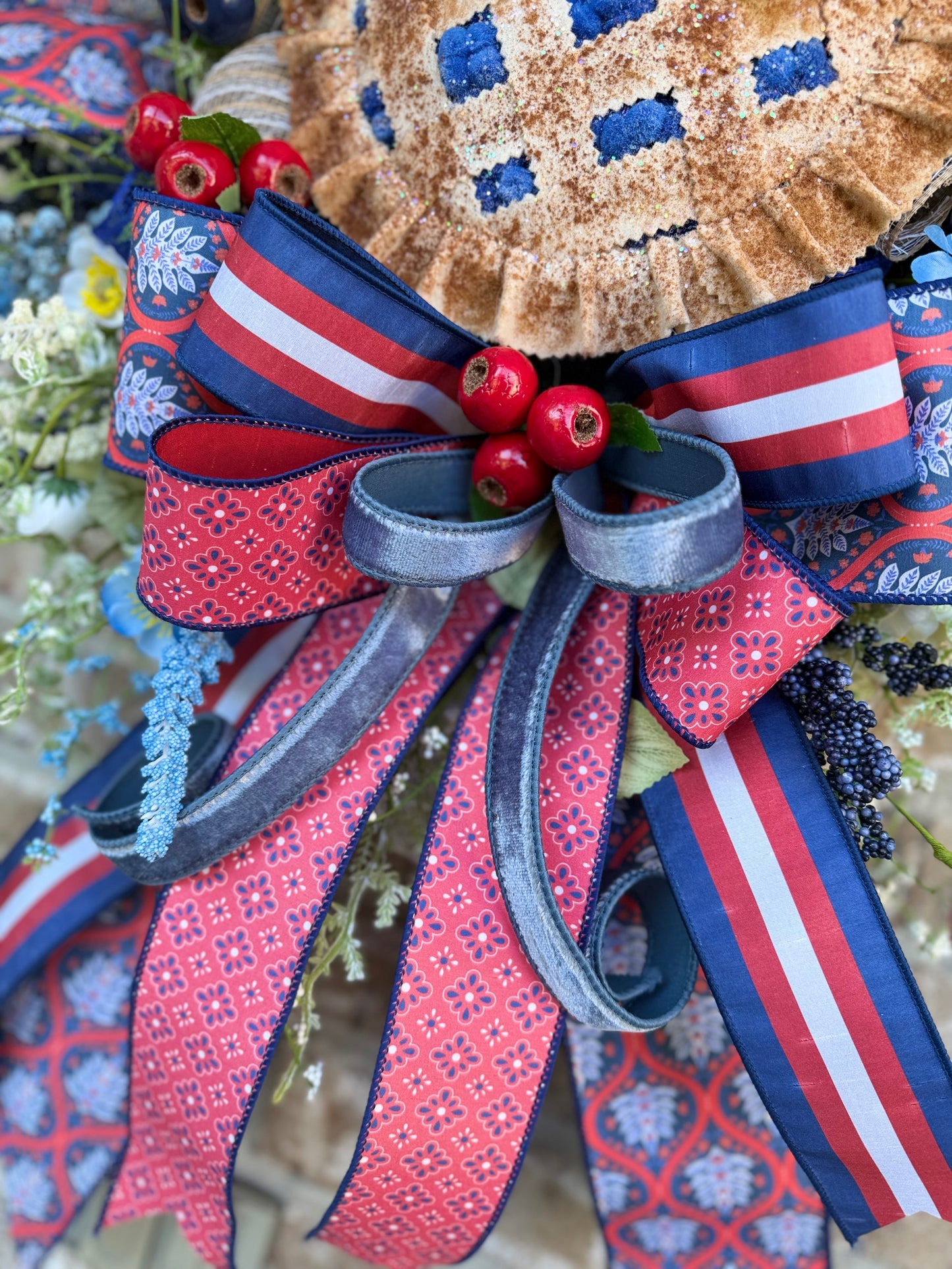 Blueberry Farmers Market Wreath
