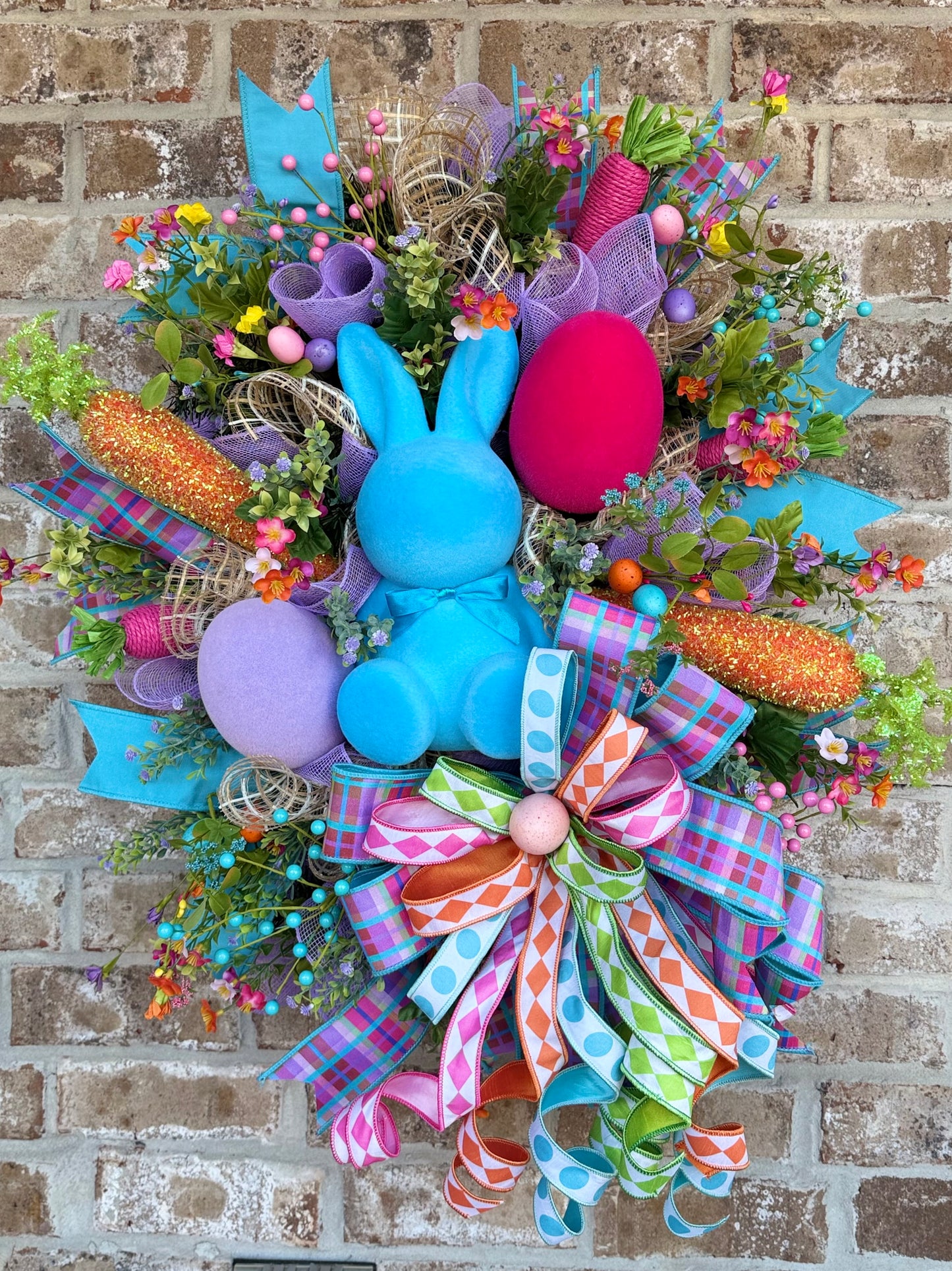Whimsical Bunny Easter Wreath