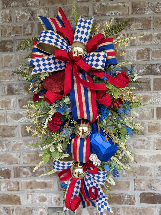 Patriotic Glam Swag 34 inches
