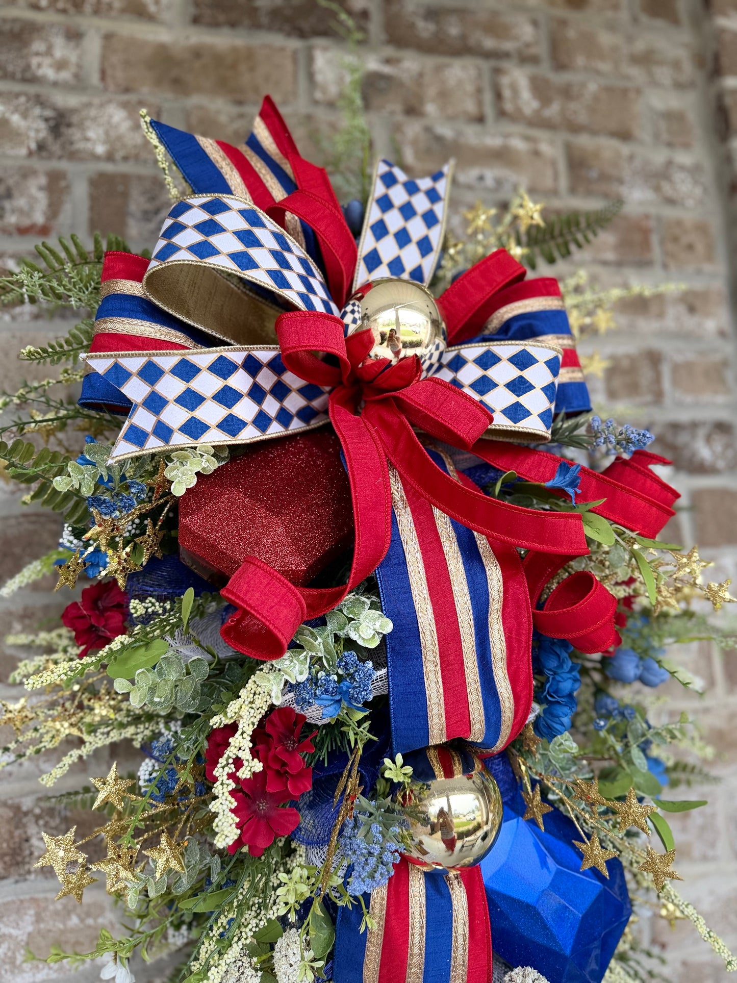Patriotic Glam Swag 34 inches