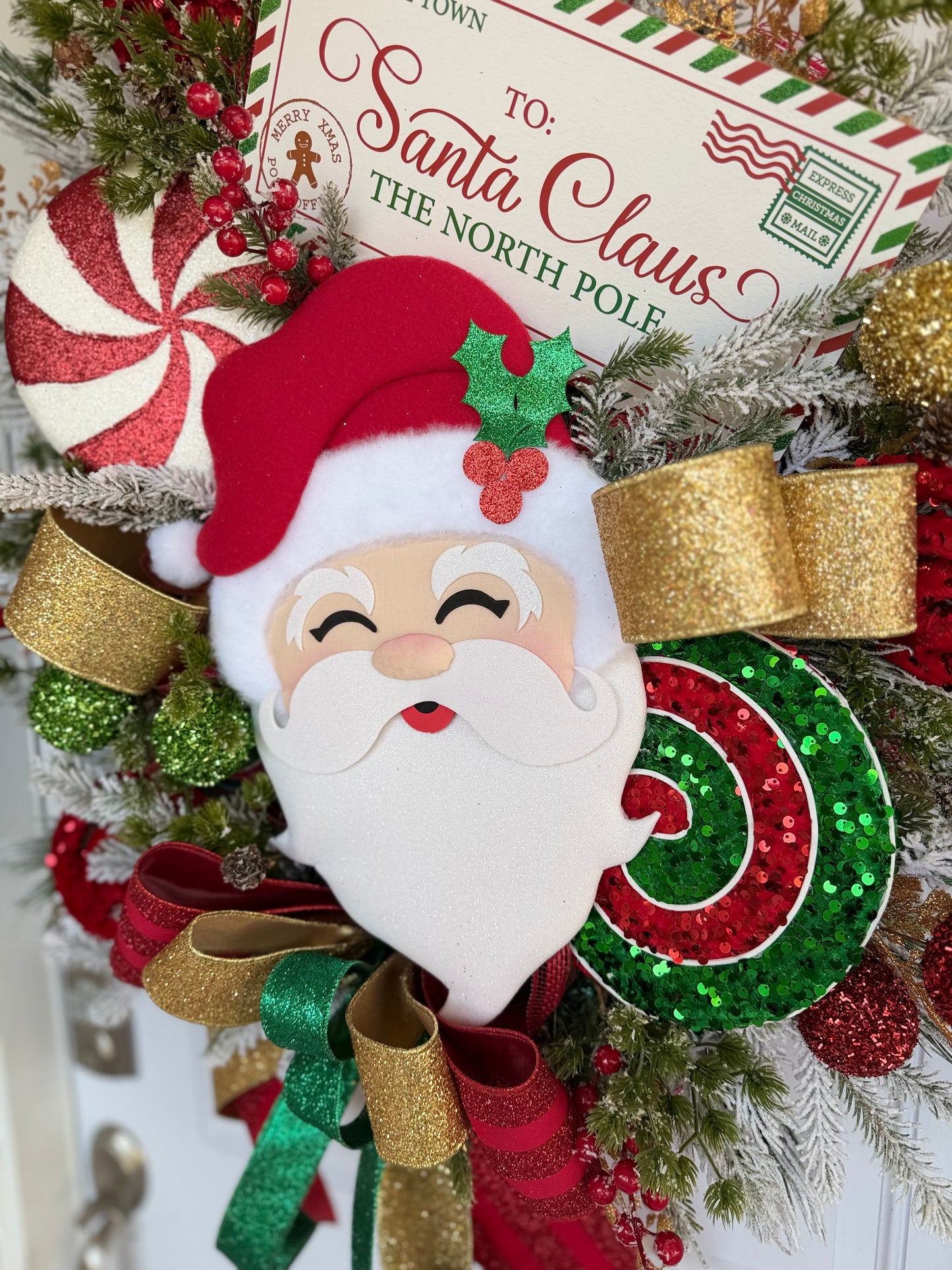 Letters to Santa Wreath