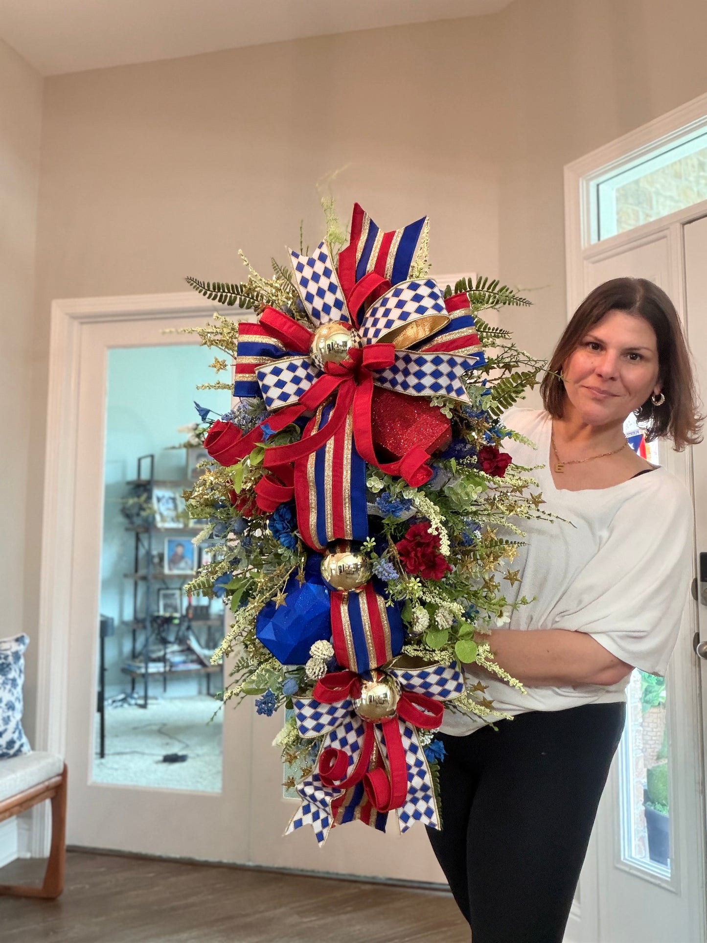 Patriotic Glam Swag 34 inches