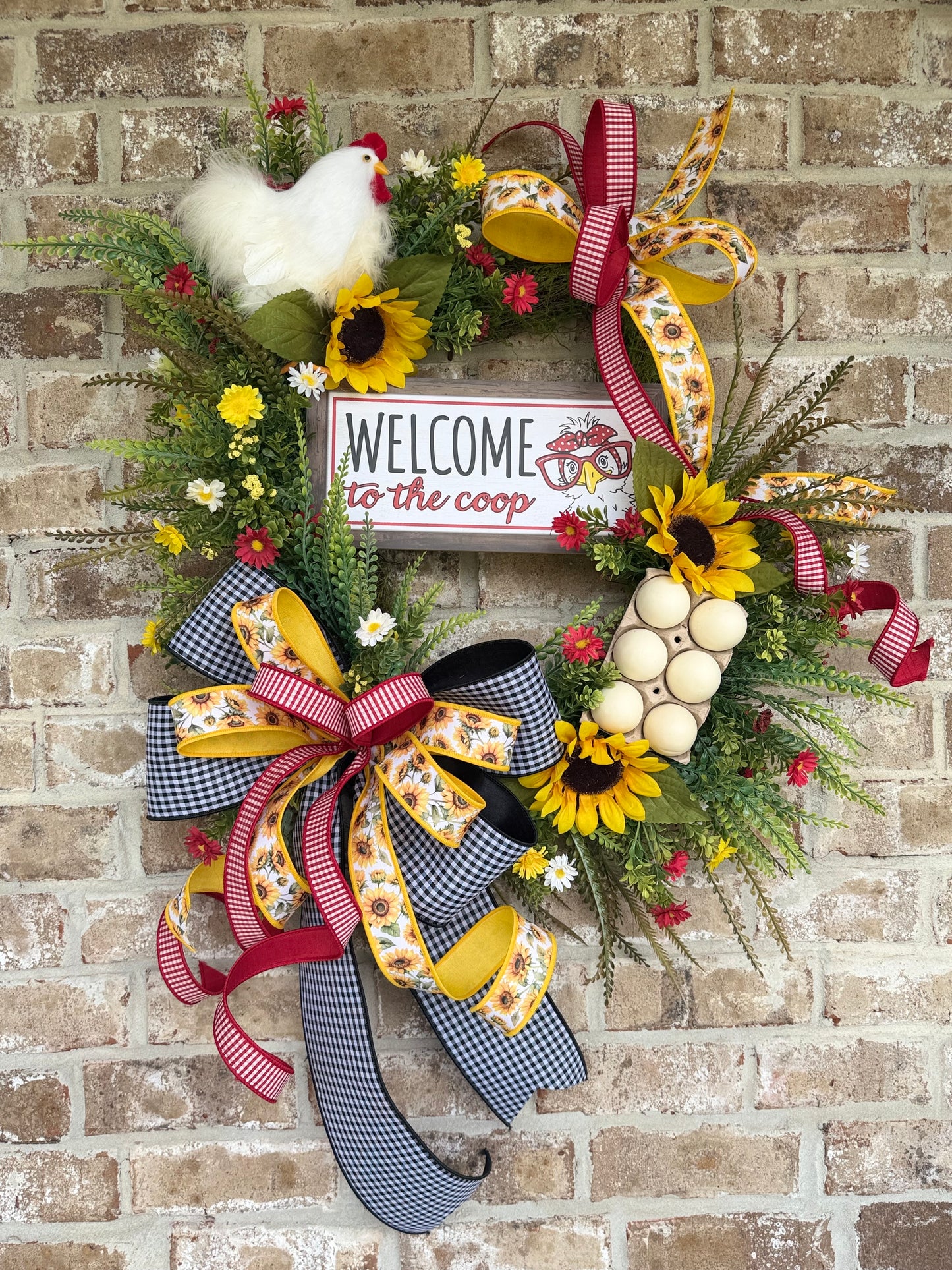 🐓🌻 Welcome to the Coop Wreath 🌻🐓