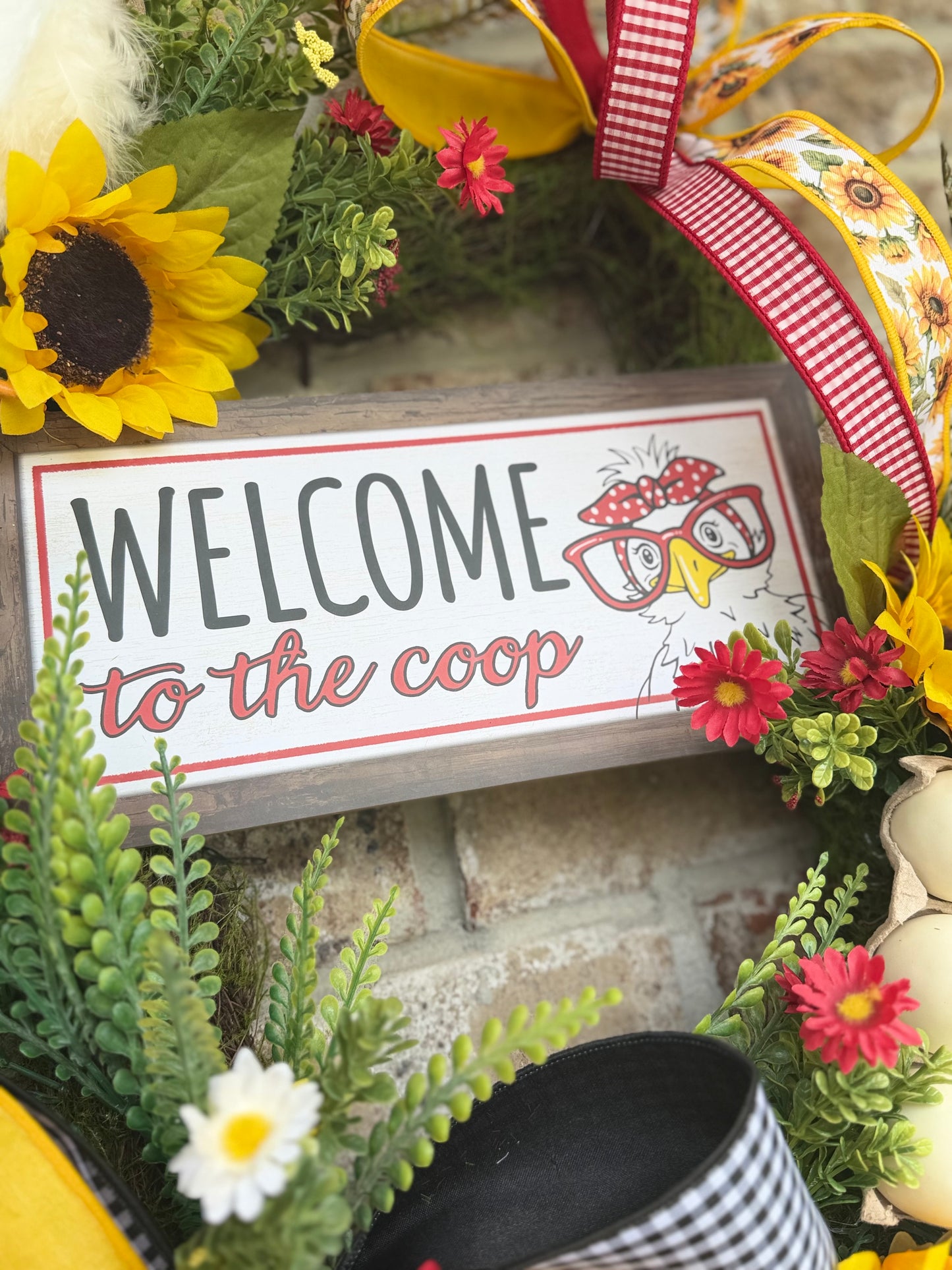 🐓🌻 Welcome to the Coop Wreath 🌻🐓