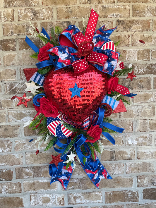 Patriotic Heart Swag