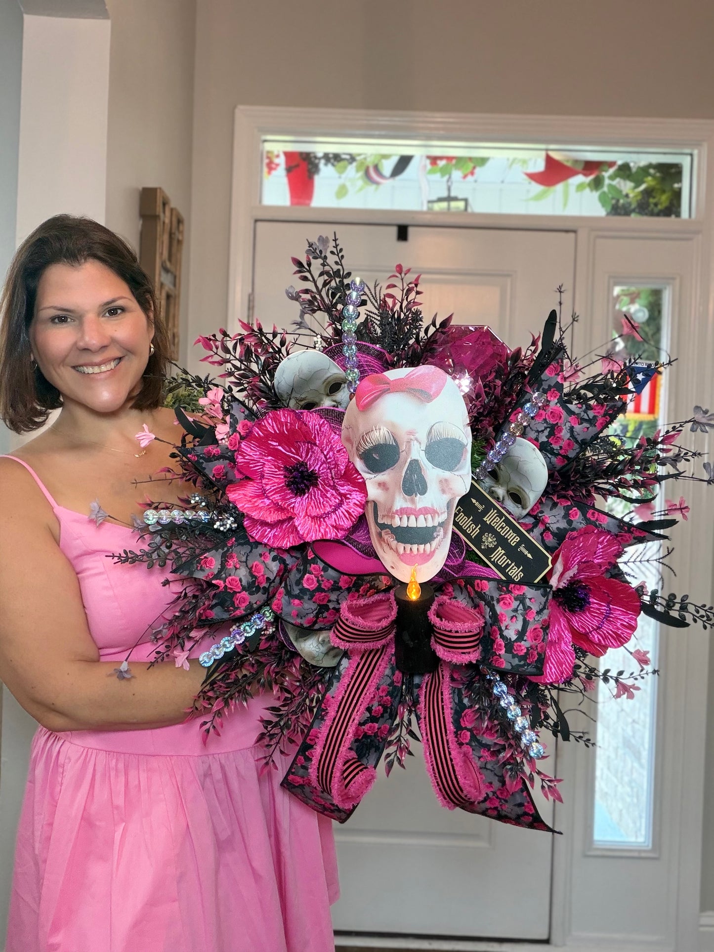 Gothic Pink Skull