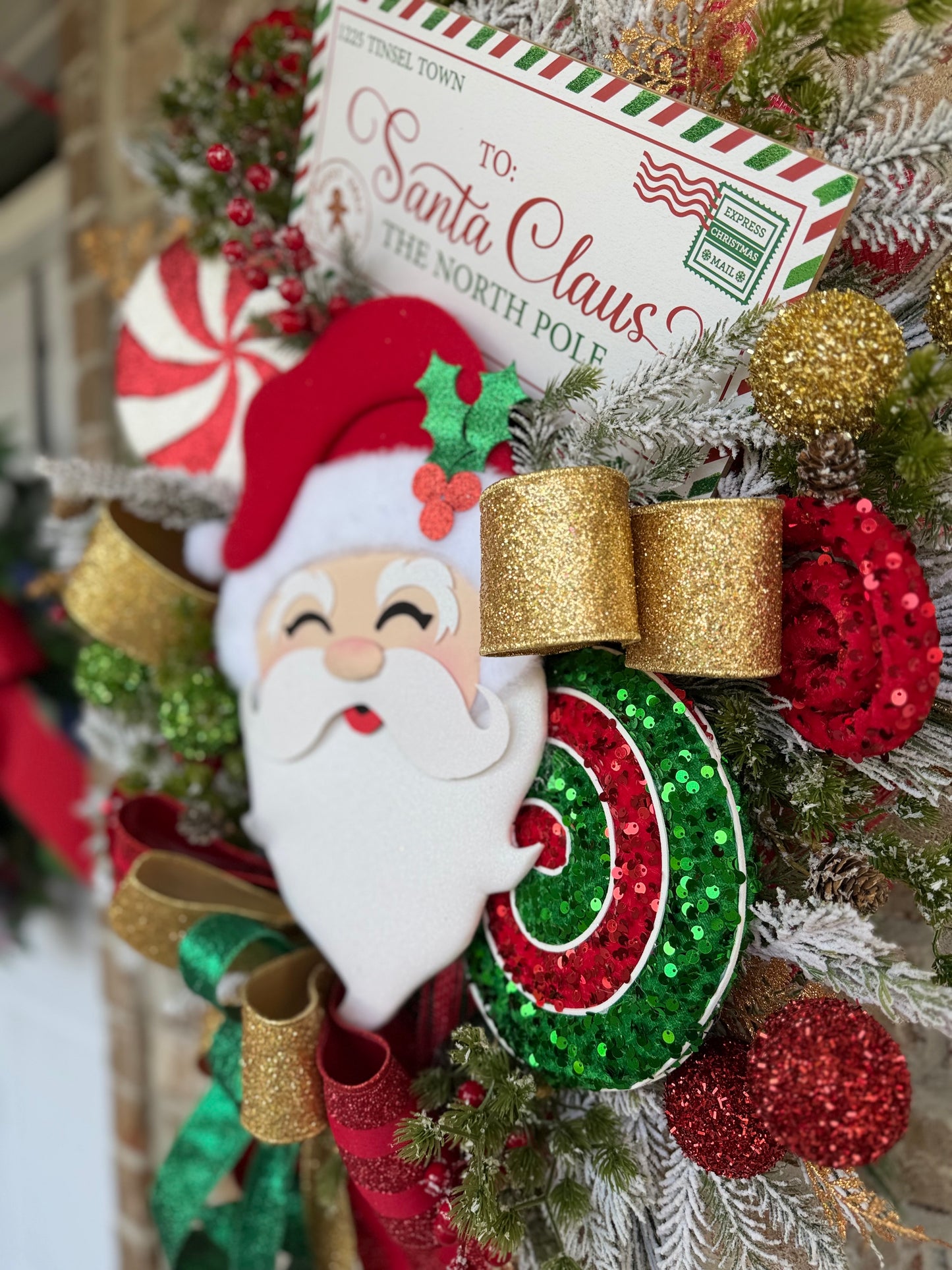 Letters to Santa Wreath
