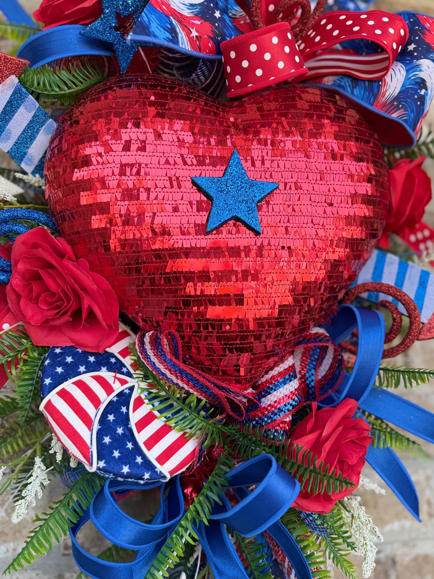 Patriotic Heart Swag