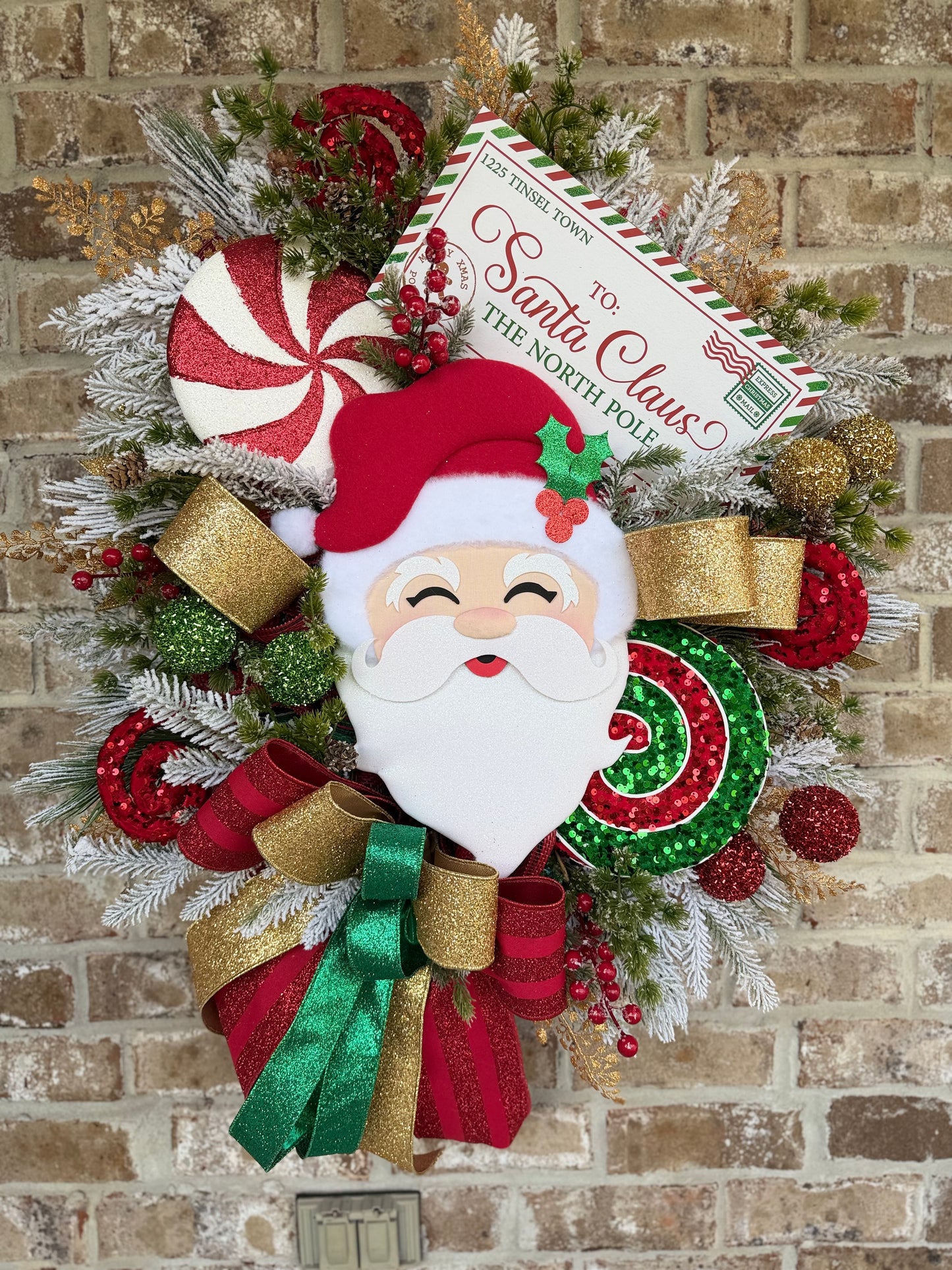 Letters to Santa Wreath