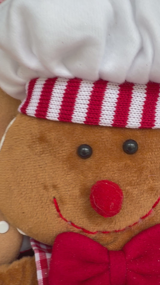 Gingerbread Peppermint Wreath