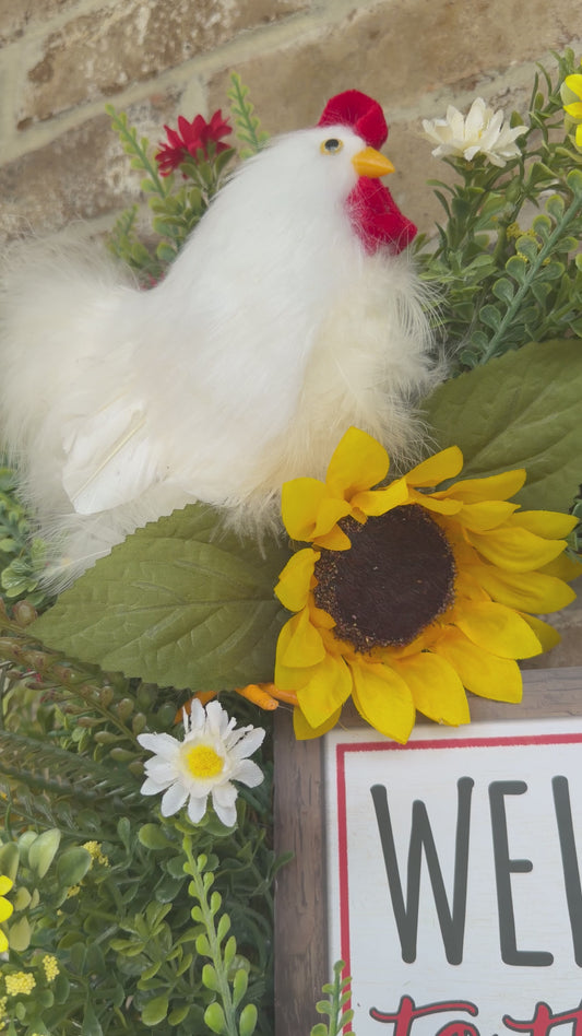 🐓🌻 Welcome to the Coop Wreath 🌻🐓